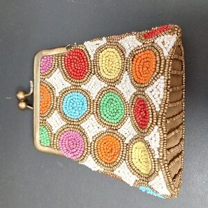 David Jeffery Hand Beaded Small Purse